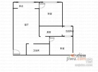 龙庭雅居2室2厅1卫73㎡户型图