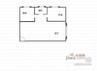 桃源佳景1室1厅1卫55㎡户型图