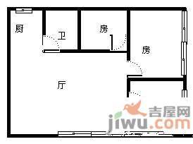 学田湾正街小区3室2厅1卫110㎡户型图