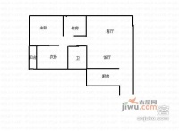 邦兴北都3室2厅2卫1253㎡户型图