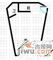 赛格尔酒店1室0厅1卫46㎡户型图