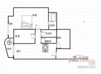 南方新城东苑2室2厅2卫户型图