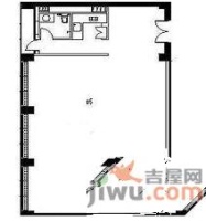 金科蚂蚁SOHO1室1厅1卫54㎡户型图