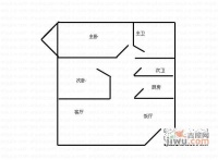 沙坪公园3室2厅2卫133㎡户型图