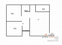 陈家湾小区2室2厅1卫65㎡户型图