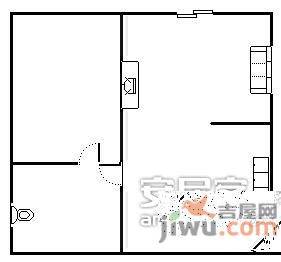 时代星空1室1厅1卫53㎡户型图