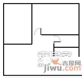 时代星空1室1厅1卫53㎡户型图