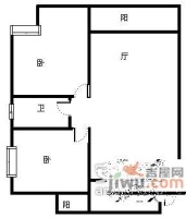 圣豪帝景2室2厅1卫83㎡户型图