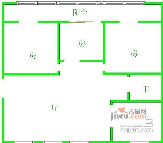 恒鑫花园4室2厅2卫户型图