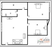 二建村小区2室2厅1卫户型图