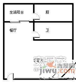 荣锦龙汇苑1室0厅1卫35㎡户型图