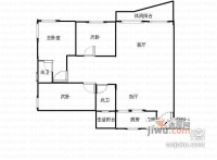 荣锦龙汇苑3室2厅2卫120㎡户型图