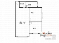 人和康居三期2室1厅1卫70㎡户型图
