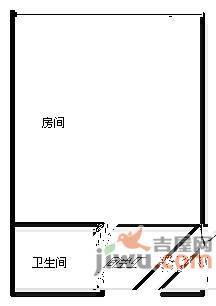 阳光丽舍1室0厅1卫33㎡户型图