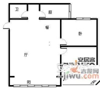 随缘居2室2厅2卫户型图