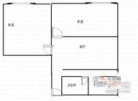 盛世年华2室1厅1卫42㎡户型图