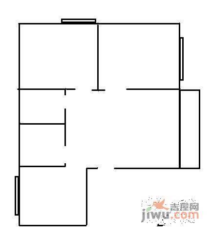 秋实小区3室1厅1卫户型图