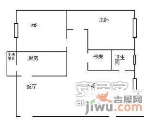 龙脊花园2室2厅2卫户型图