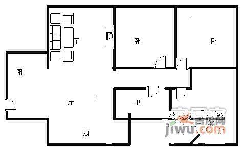 紫荆花园3室2厅2卫131㎡户型图