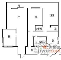 佳居花园4室2厅2卫182㎡户型图