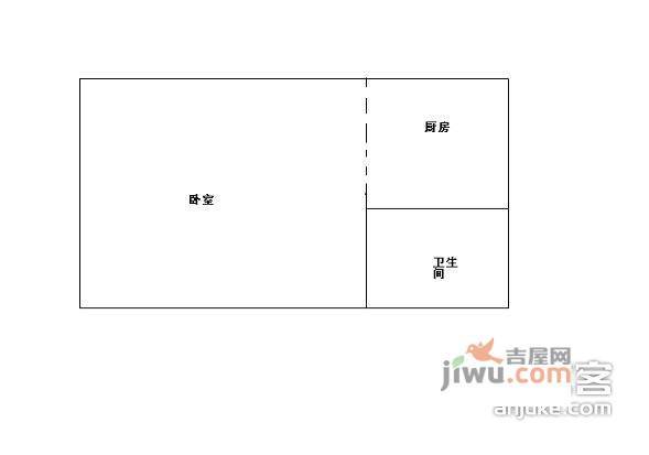 融汇新时代1室1厅1卫71㎡户型图