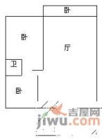 万友康苑2室2厅1卫户型图