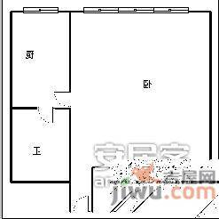 世纪银河1室0厅1卫34㎡户型图