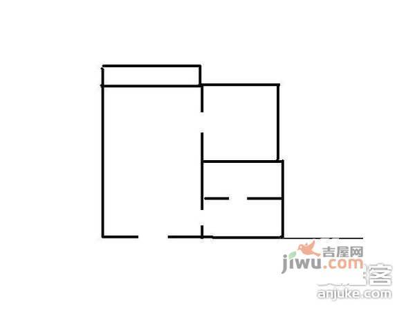 南滨印象1室1厅1卫55㎡户型图