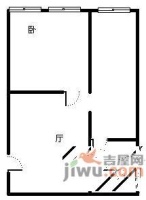 望江公寓1室1厅1卫65㎡户型图