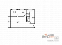 枫丹苑3室2厅1卫户型图