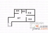 重庆森林公寓2室1厅1卫85㎡户型图