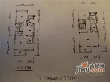 蓝湖香颂4室3厅4卫255㎡户型图