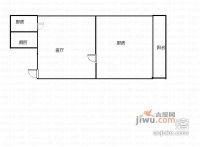 汉渝路小区1室1厅1卫户型图