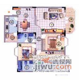 青青佳苑北苑3室2厅2卫147㎡户型图