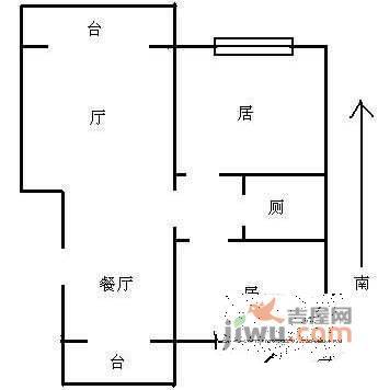 青青佳苑北苑2室2厅2卫99㎡户型图