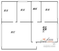 鱼洞合园3室2厅1卫132㎡户型图