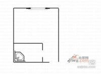 怡景苑1室0厅1卫户型图