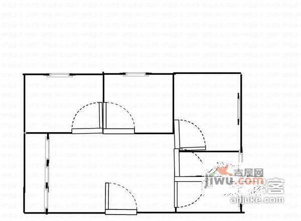 龙城锦都3室2厅1卫113㎡户型图