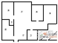 达美城市花园4室1厅2卫130㎡户型图