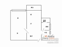 上方新人居1室1厅1卫39㎡户型图