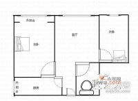 阳光心悦2室1厅1卫88㎡户型图