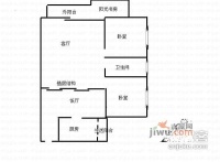 大川家园3室2厅1卫106㎡户型图