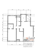 承誉德天下城2室2厅2卫89㎡户型图