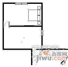 蜂巢1室1厅1卫户型图