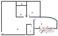 渝洲新都2室1厅1卫101㎡户型图