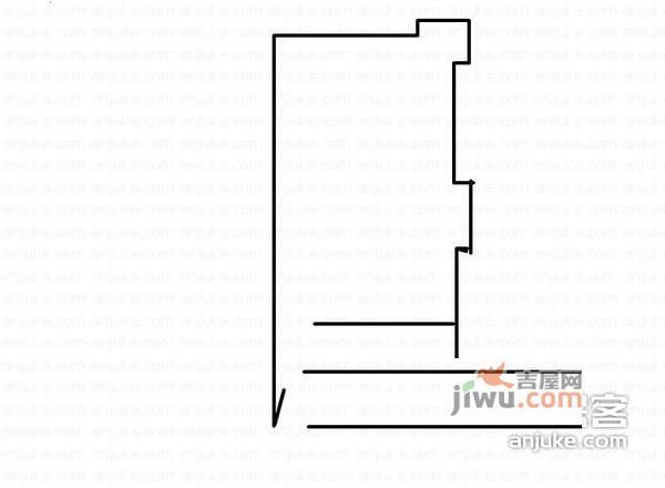 长安麒麟公馆1室1厅1卫250㎡户型图