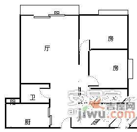 紫光学苑3室2厅1卫户型图