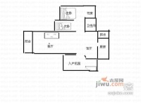 晋愉绿岛蓝溪2室2厅1卫97㎡户型图