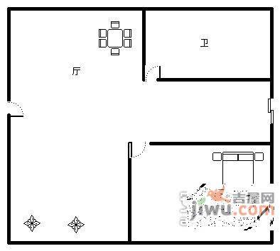 东方家园A区4室2厅3卫户型图