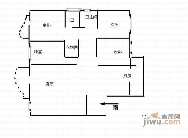 华立天地豪园4室2厅2卫户型图